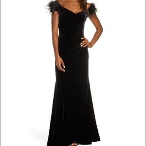 Eliza J black dress size 2P